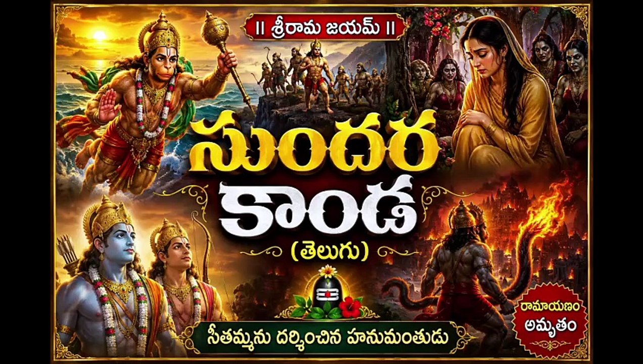 Ramayana: Sundara Kanda Cinematic Scenes 🕉️