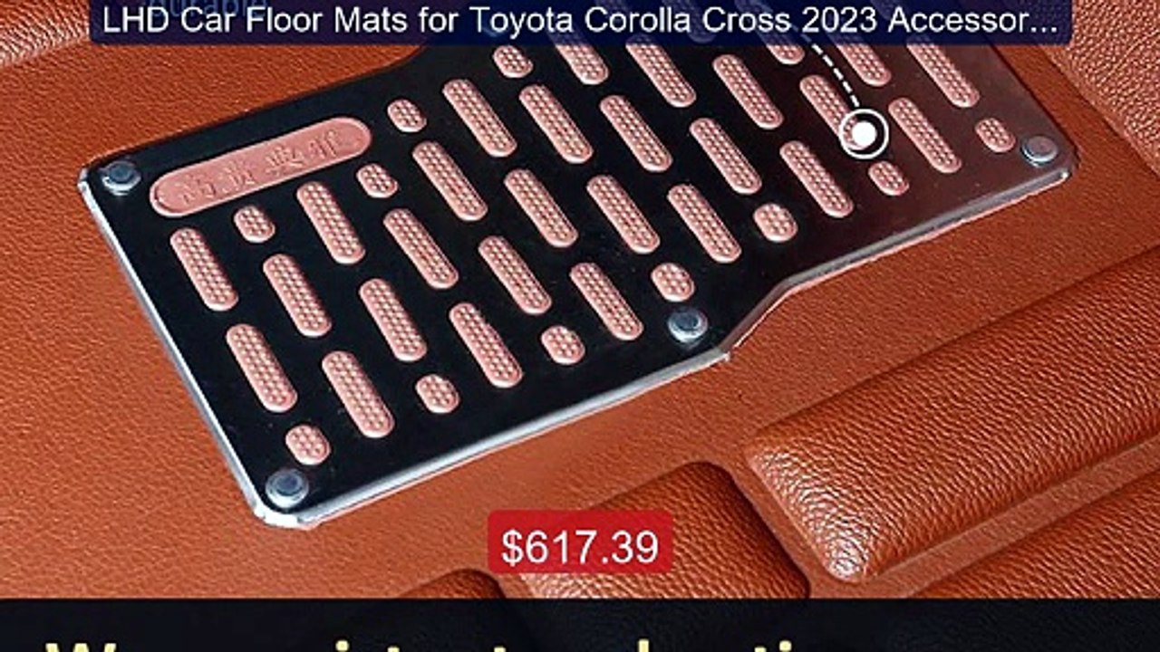 LHD Car Floor Mats for Toyota Corolla Cross 2023 Accessories 2022 2... -- Top Rated 2026 | Buy Now!