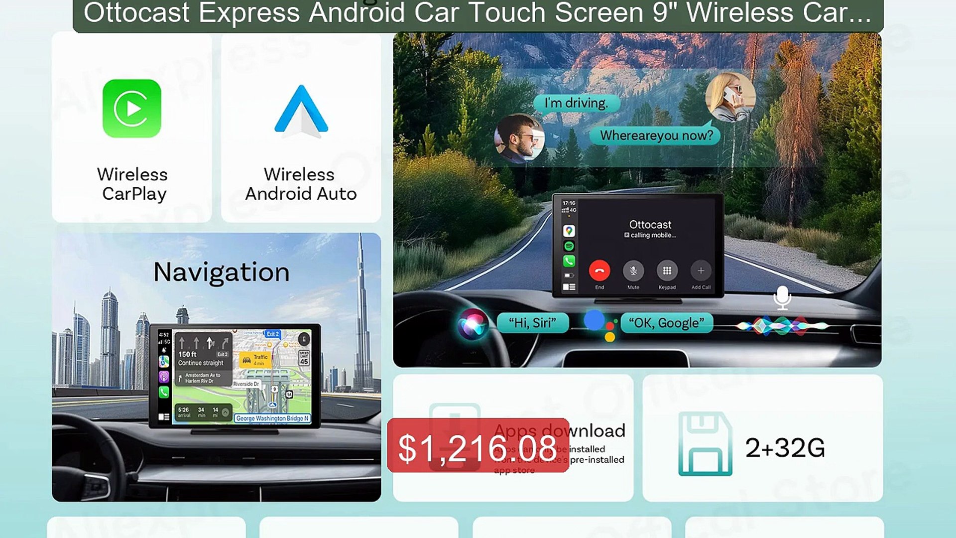 Ottocast Express Android Car Touch Screen 9
