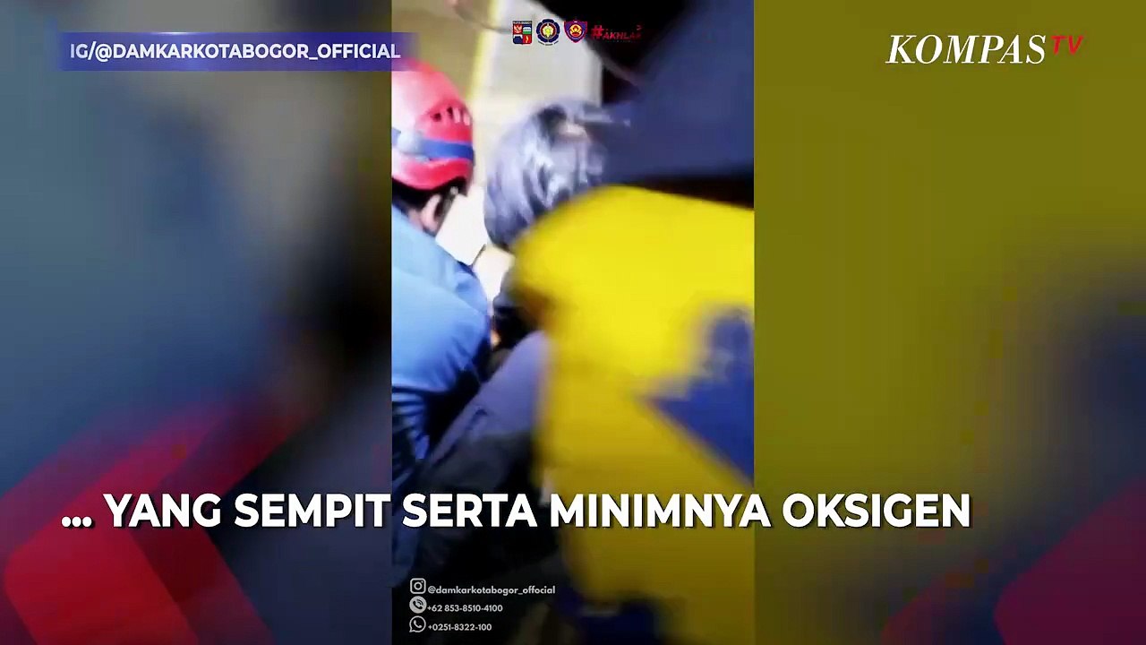 Dramatis! Momen Anak Panggil Sang Ayah Dievakuasi Damkar Terjebak di Gorong-Gorong: Ayah Keluar