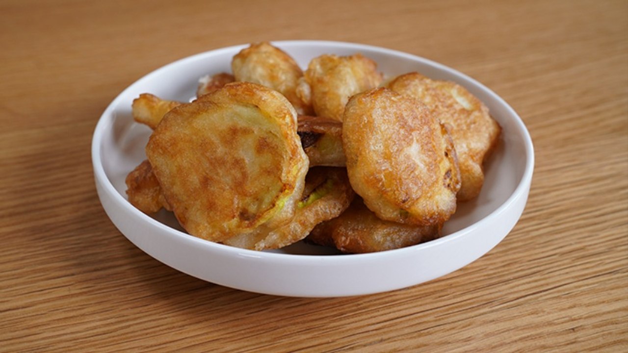 Glutensiz kabak tempura tarifi