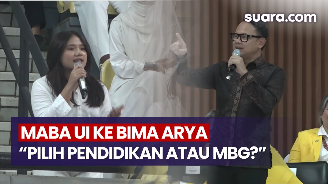 Maba UI Lempar Pertanyaan Menohok ke Bima Arya: Pilih Pendidikan atau Makan Bergizi Gratis