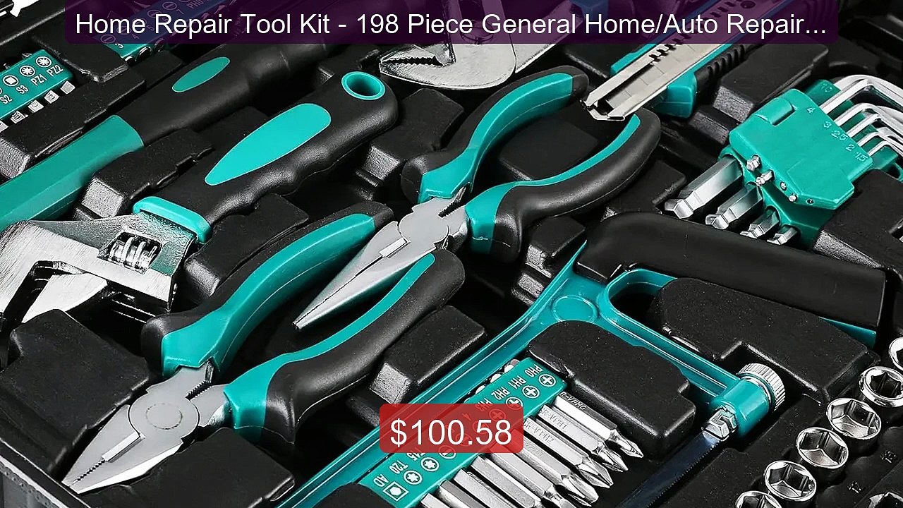 Home Repair Tool Kit - 198 Piece General Home/A...
