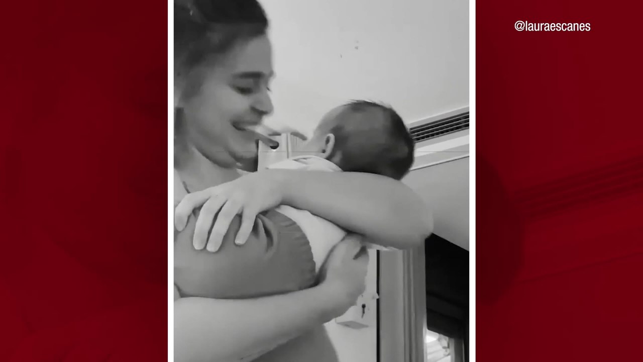 Laura Escanes se derrite con la risa contagiosa de su hija Roma
