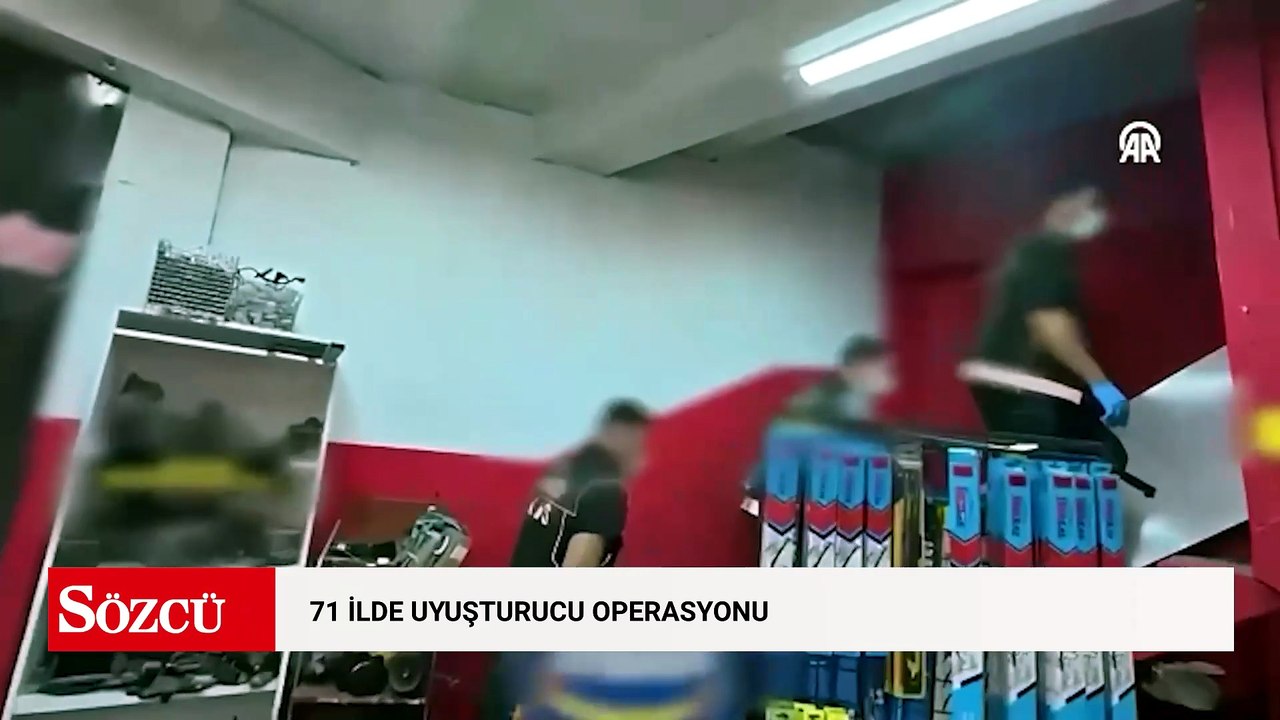 71 ilde düzenlenen uyuşturucu operasyonlarında 844 kişi tutuklandı