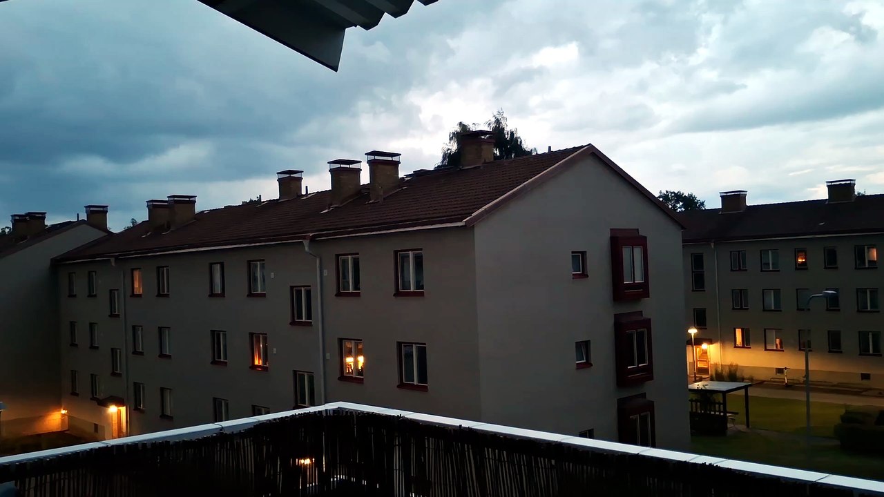 Mörkt på himlen. Örebro 5 Aug. 2026