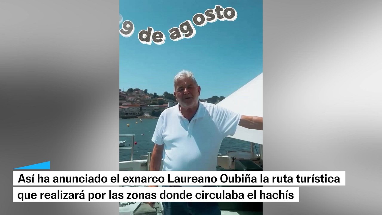 Así ha anunciado Laureano Oubiña el tour en barco