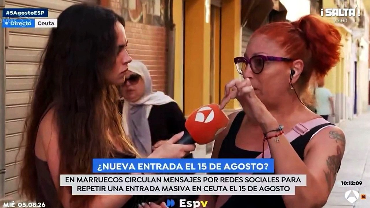 Una vecina de Ceuta estalla de indignación contra Sánchez: «Sinvergüenza, ha abandonado a su país»