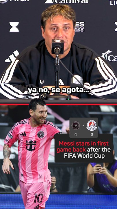 "Si hablamos de pintura, Messi sería Picasso"