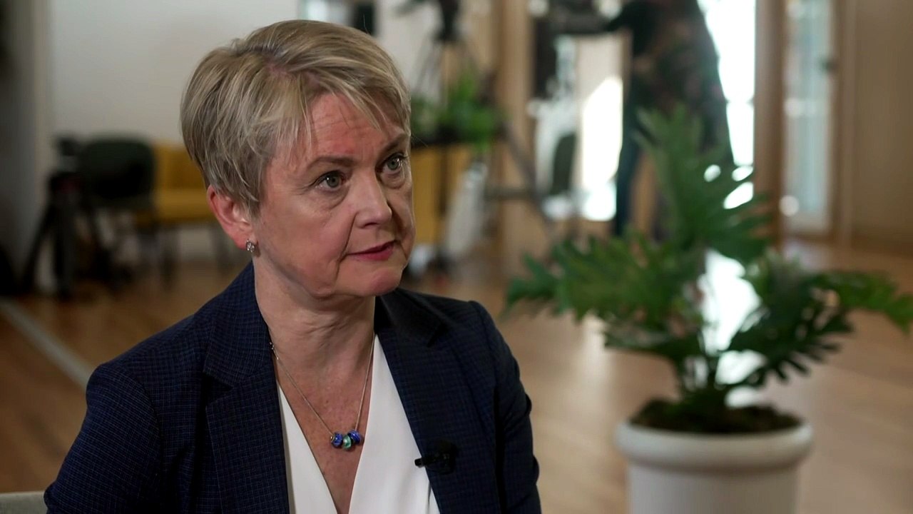 Cooper says UK has 'thousands more mental health staff'
