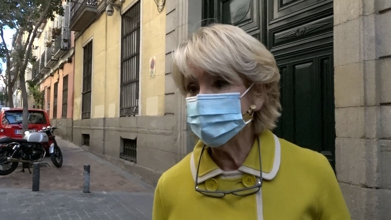 ¡Exclusiva! Primeras palabras de Esperanza Aguirre tras el ictus de su marido