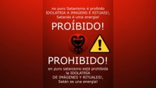 PROÍBIDO! no puro Satanismo / PROHIBIDO! en puro satanismo #satanás #satán #lucifer #satanismo