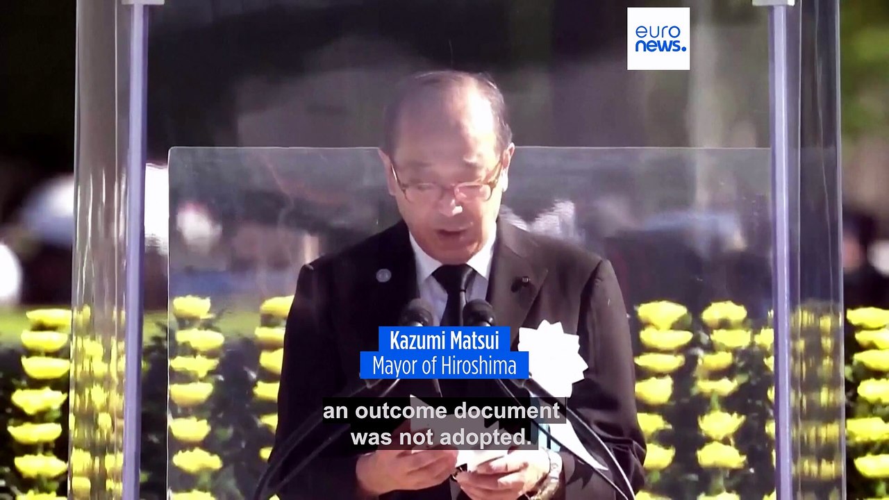 Hiroshima marks 81 years since atomic bombing as mayor deplores pursuit of nuclear weapons