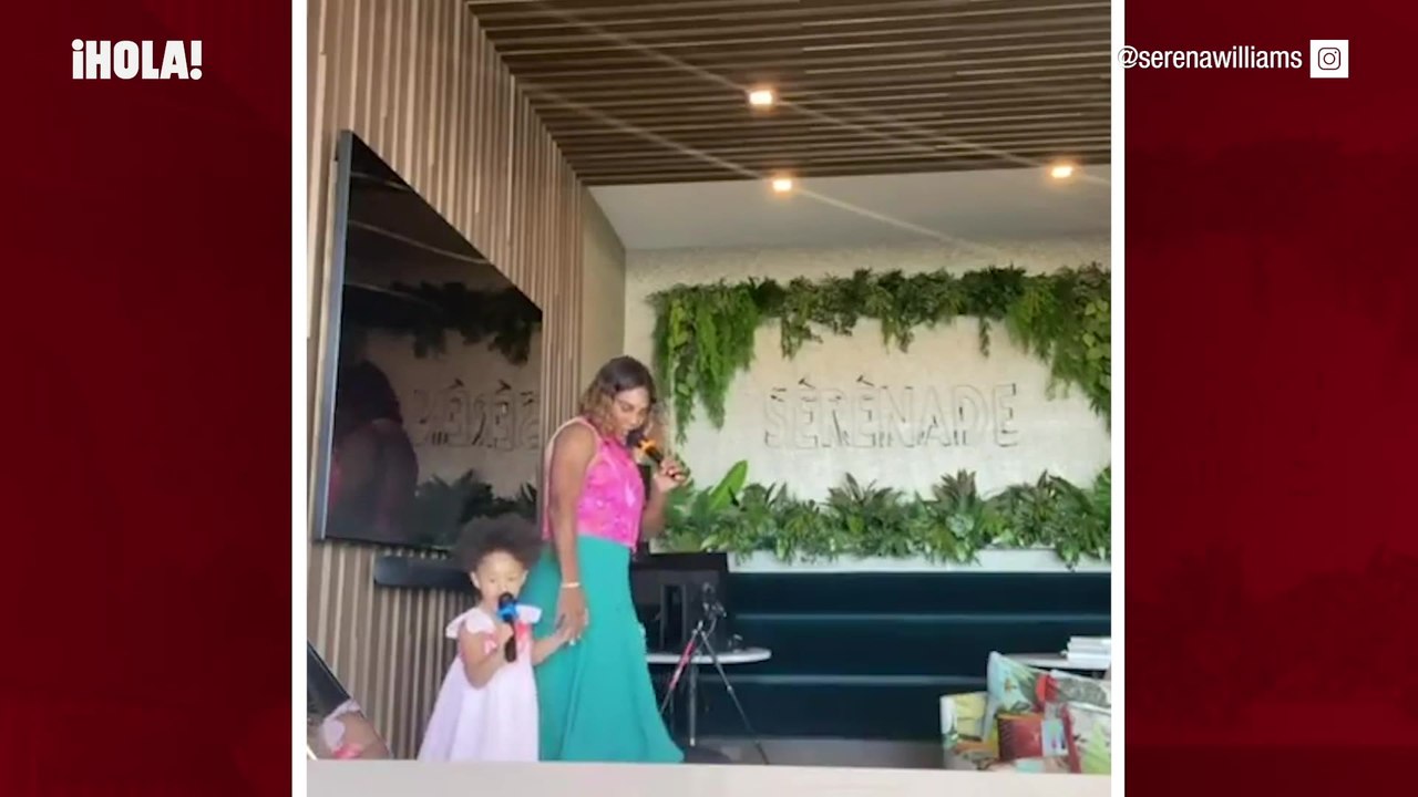 ¡Ha nacido una estrella! La hija de Serena Williams arrasa cantando con su madre