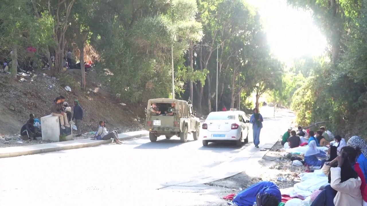 Illegal migrants remain unsheltered in Spain's Ceuta as reception center overwhelmed