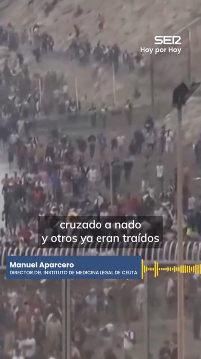 Un forense que vivió la tragedia de Ceuta: "Espero no volverme a enfrentar a algo así"