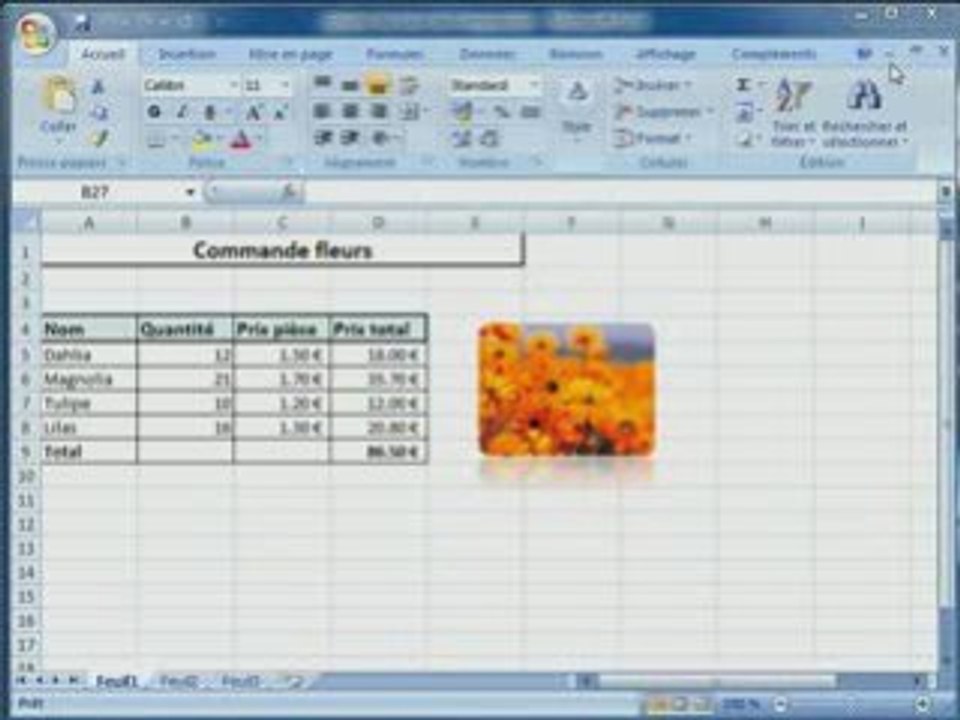 Options de base de l'impression avec Excel 2007