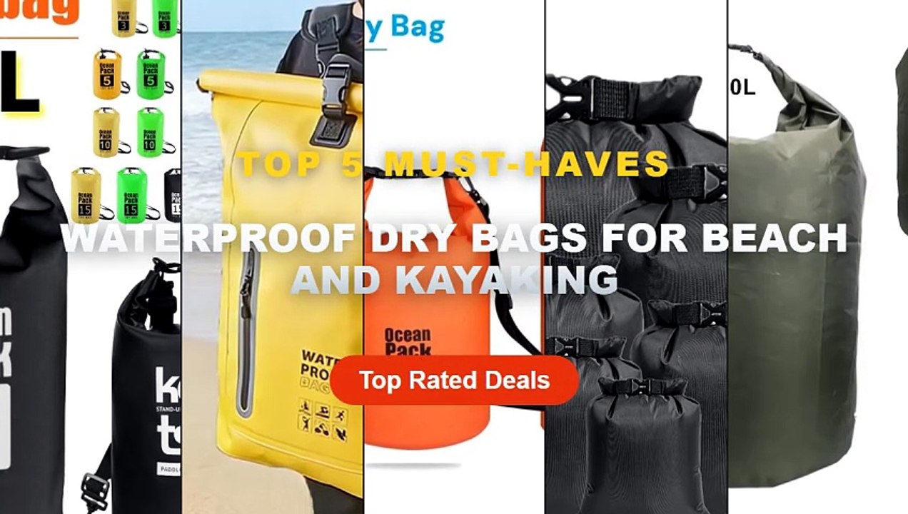 Why Everyone Is Buying Waterproof Dry Bags For Beach And Kayaking - Dry storage bags for rowing, kayaking, and canoeing,...