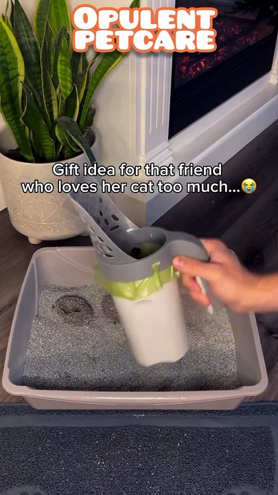 Mess-Free Cat Litter Scoop with Bag Liner – No-Touch Sifting Scooper