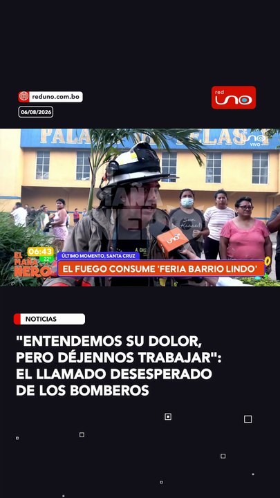"Entendemos su dolor, pero déjennos trabajar": el llamado desesperado de los bomberos