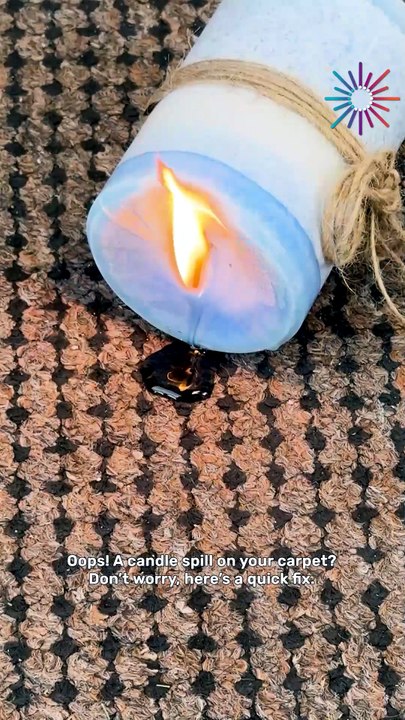 Candle mess? Here’s how to save your carpet fast! 🕯️🧼