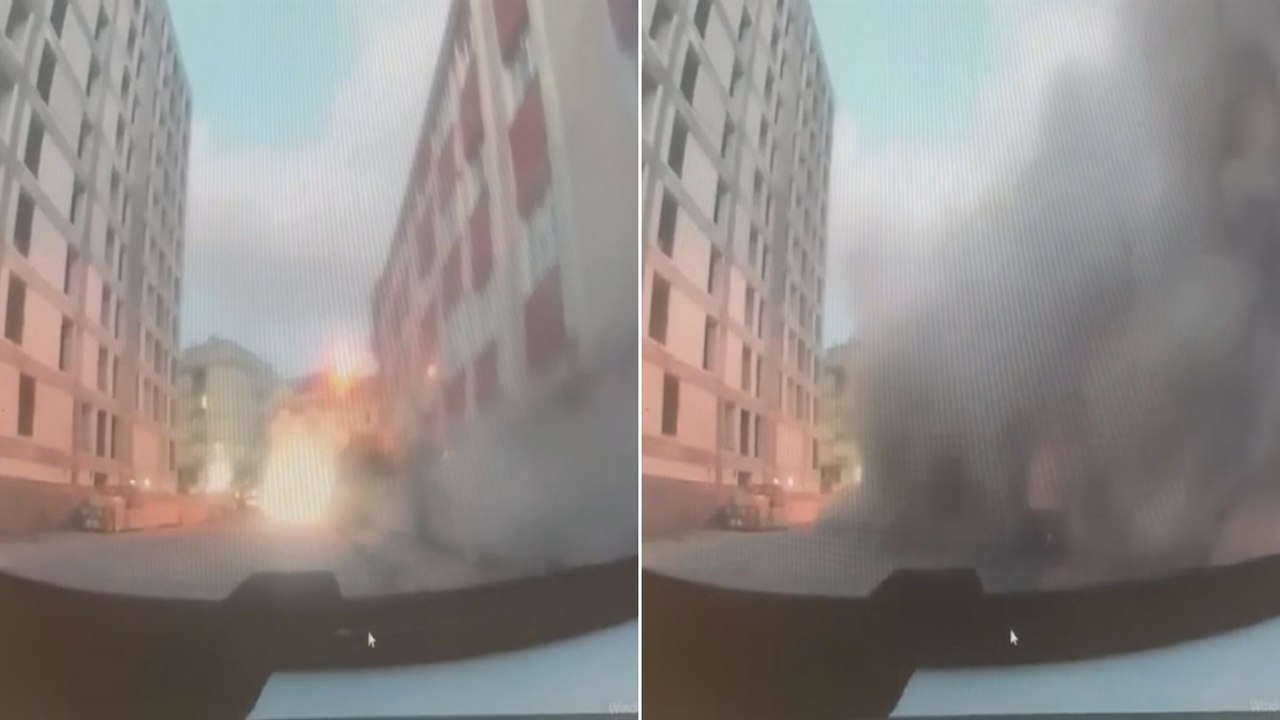 Kolonlardan ses geldiği için tahliye edilmişti: Bahçelievler’de 4 katlı bina böyle çöktü