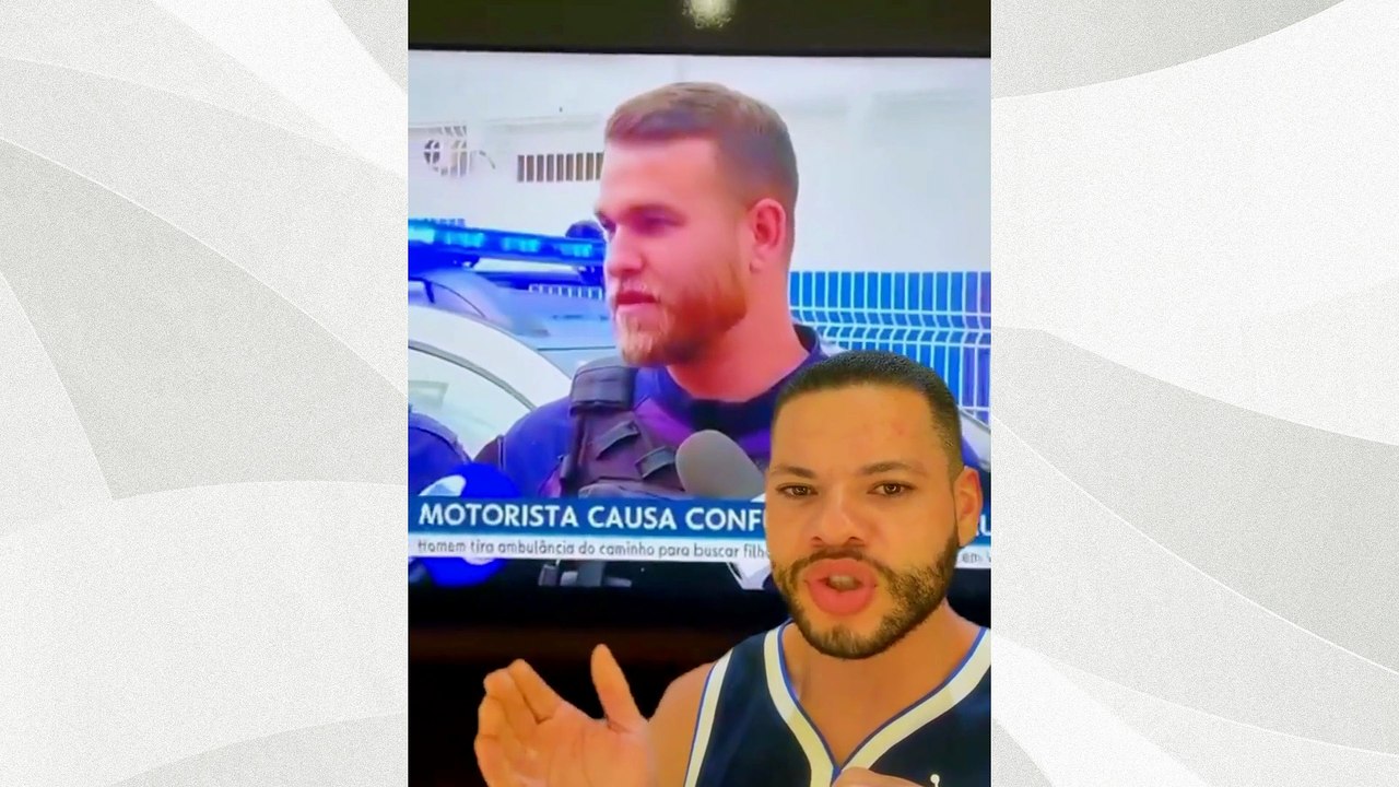 Influencer reage a ‘guarda bonitão’ que passou em reportagem da TV Gazeta
