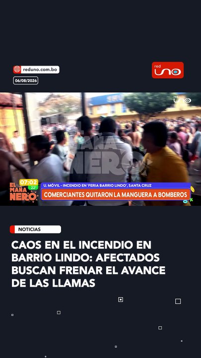 Caos en el incendio enbarrio lindo: afectados buscan frenar el avance de las llamas