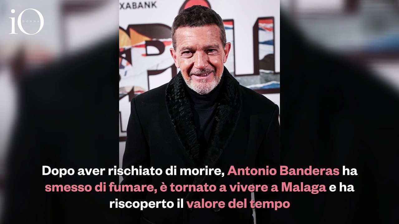 Antonio Banderas e la lezione sulla vita dopo l'infarto: «La cosa migliore che mi sia successa»