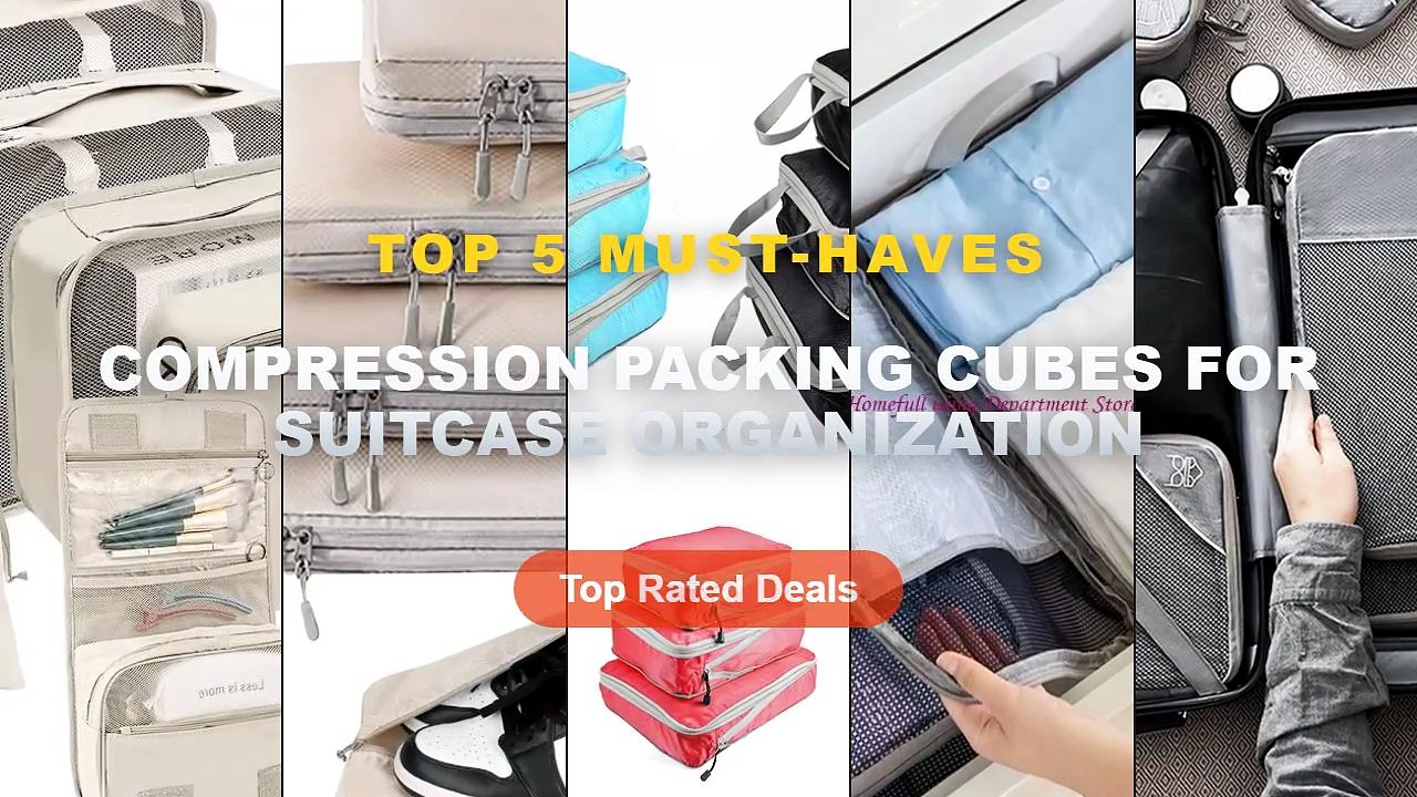 Best Compression Packing Cubes For Suitcase Org...