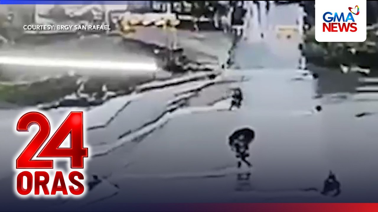 Senior citizen na tumatawid sa spillway, inanod | 24 Oras