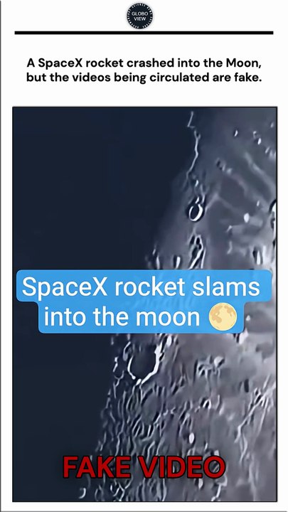 A SpaceX rocket crashed into the Moon, but the...