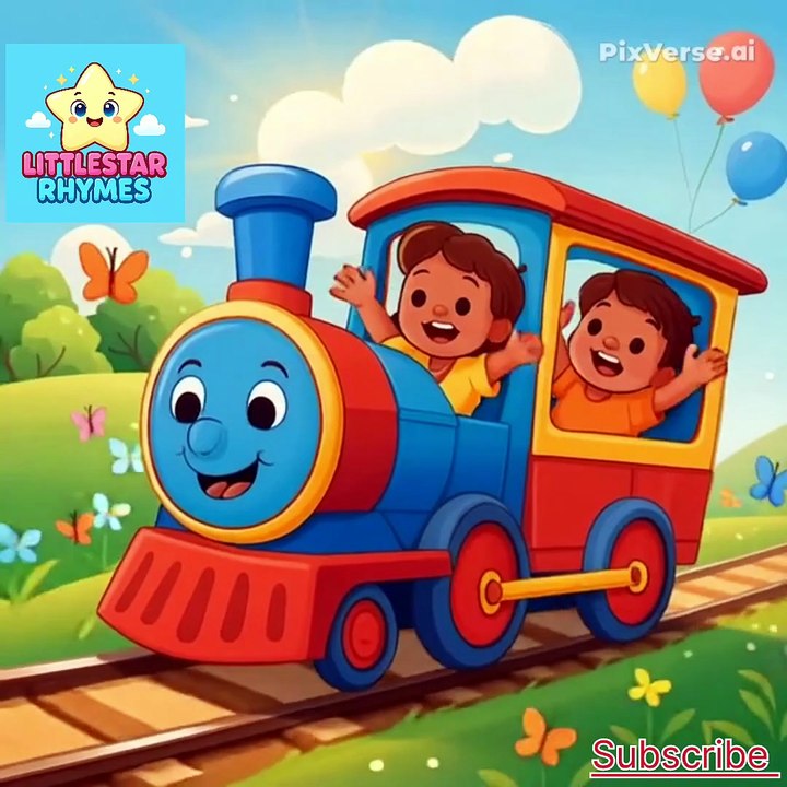 2D Cartoon Train Adventure 🚂🌈 | Tamil Kids Cartoon | Little Star Rhymes Tamil