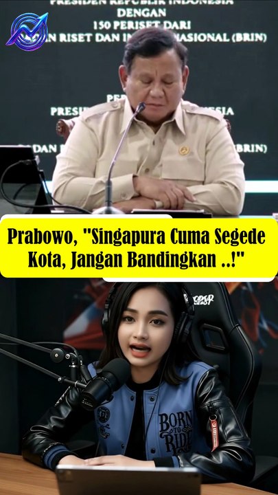 Prabowo: Singapura Cuma Segede Kota, Jangan Bandingkan Pendidikan Kita!🤯