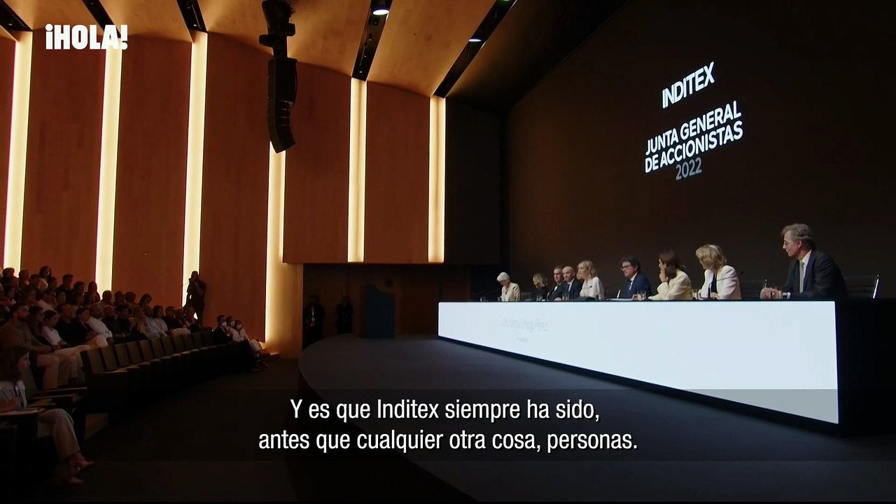 Marta Ortega debuta en la junta de accionistas de Inditex dedicando unas emocionadas palabras a su padre
