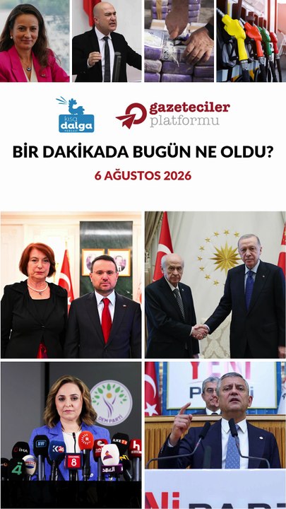 Bir dakikada bugün ne oldu?