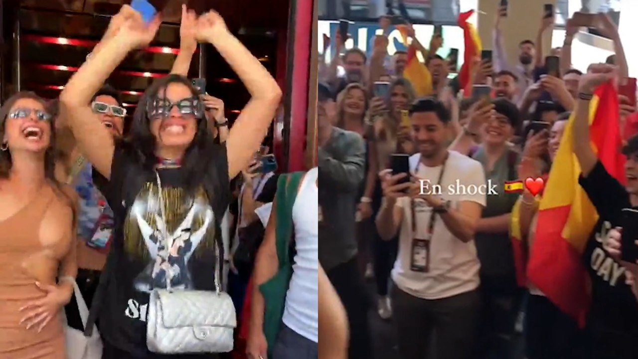 ¡Ganadora, ganadora! El auténtico baño de masas...