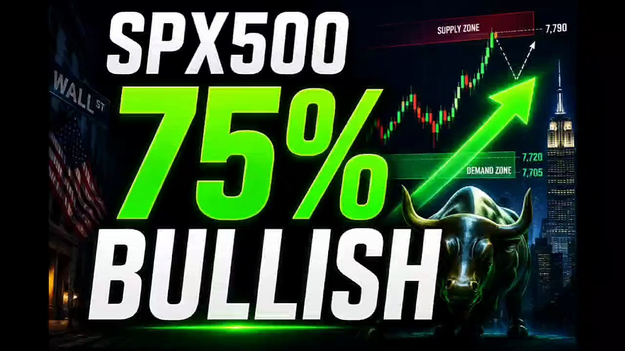 SPX500 1H SMC Analysis | Bullish Continuation & Institutional Supply Zones