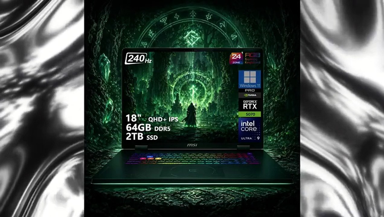 This Laptop is a BEAST  MSI Crosshair 18 HX AI RTX 5070