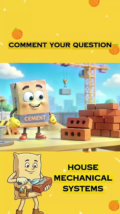 How Cement Works! 🧱 | Cute Brick Animation For Kids #Shorts #Animation