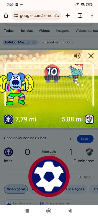 60 - Inter de Milão x Fluminense - Partidas 2-4 - Mini Cup Google Copa do Mundo de Clubes