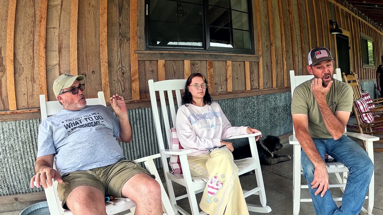 Front Porch Interview #006 - Joe A Purple Heart Veteran & Family From Florida.