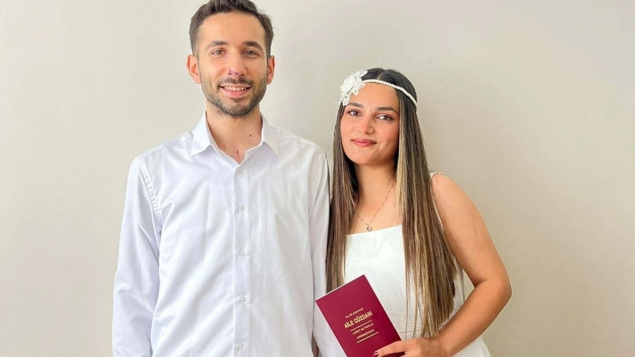 Manisa'da tedavi gördüğü hastanede evlendi