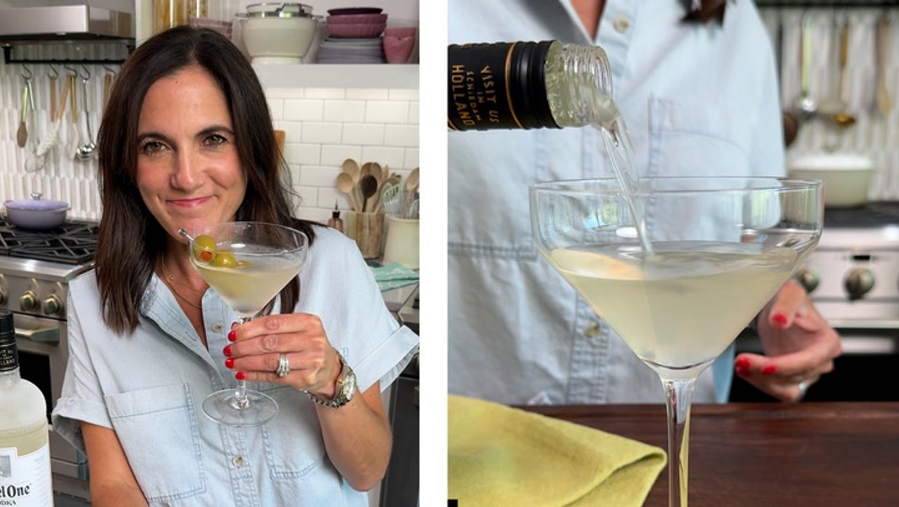 How to Make a Big Batch Freezer Dirty Martini