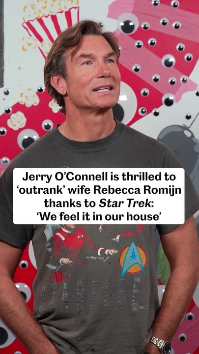 Jerry O’Connell Is Thrilled To "Outrank" Wife Rebecca Romijn Thanks to ‘Star Trek’