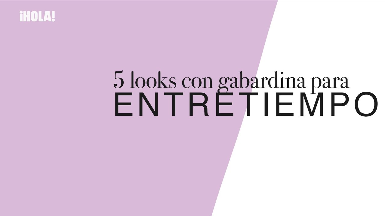 Top Looks Gabardina