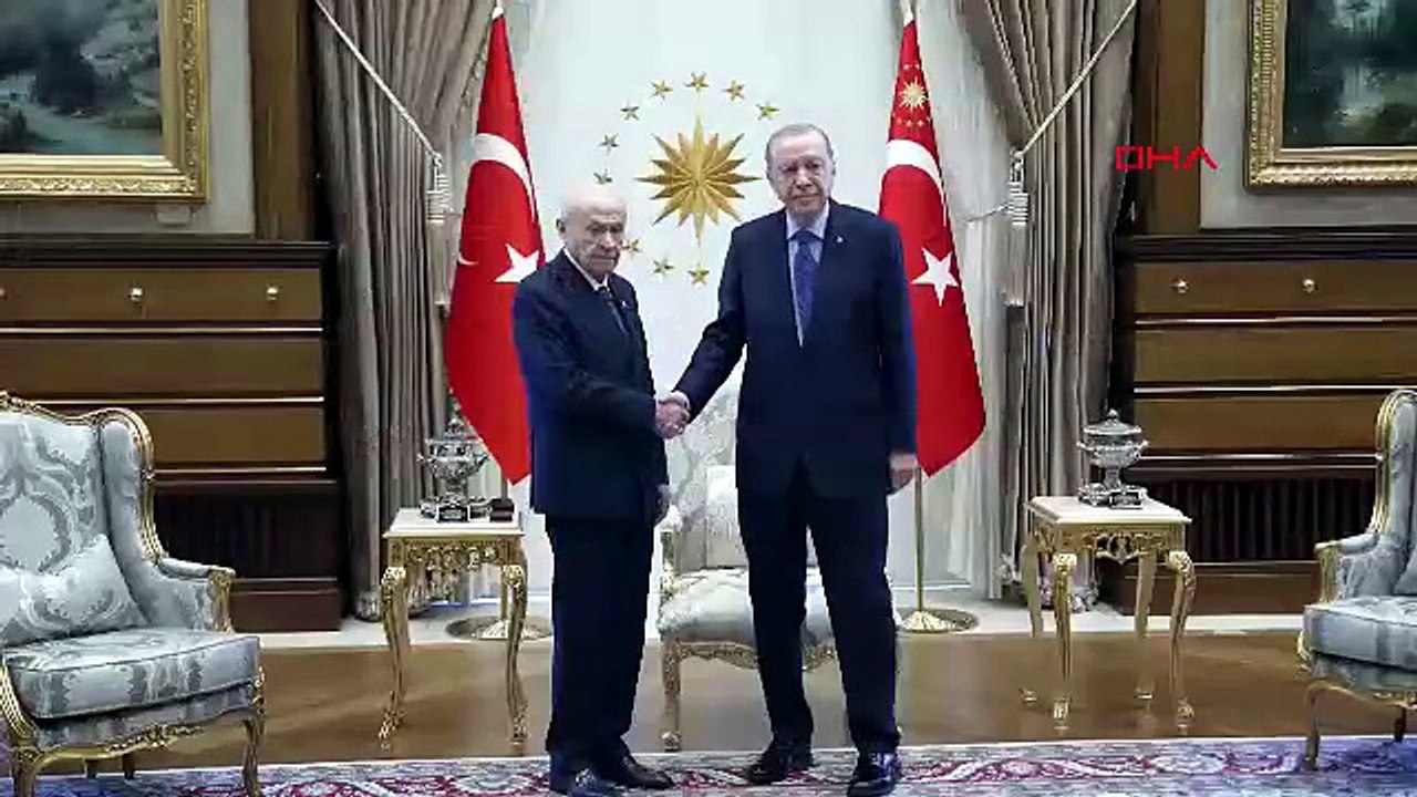 Cumhurbaşkanı Erdoğan ile MHP lideri Bahçeli arasında jet görüşme