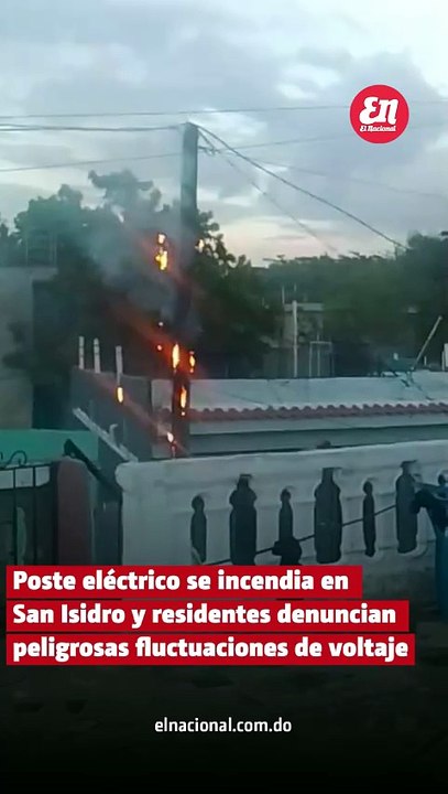 Incendio de poste causa alarma en San Isidro; vecinos responsabilizan fallas eléctricas