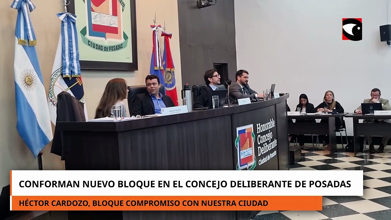 Conforman nuevo bloque en el concejo deliberante de Posadas
