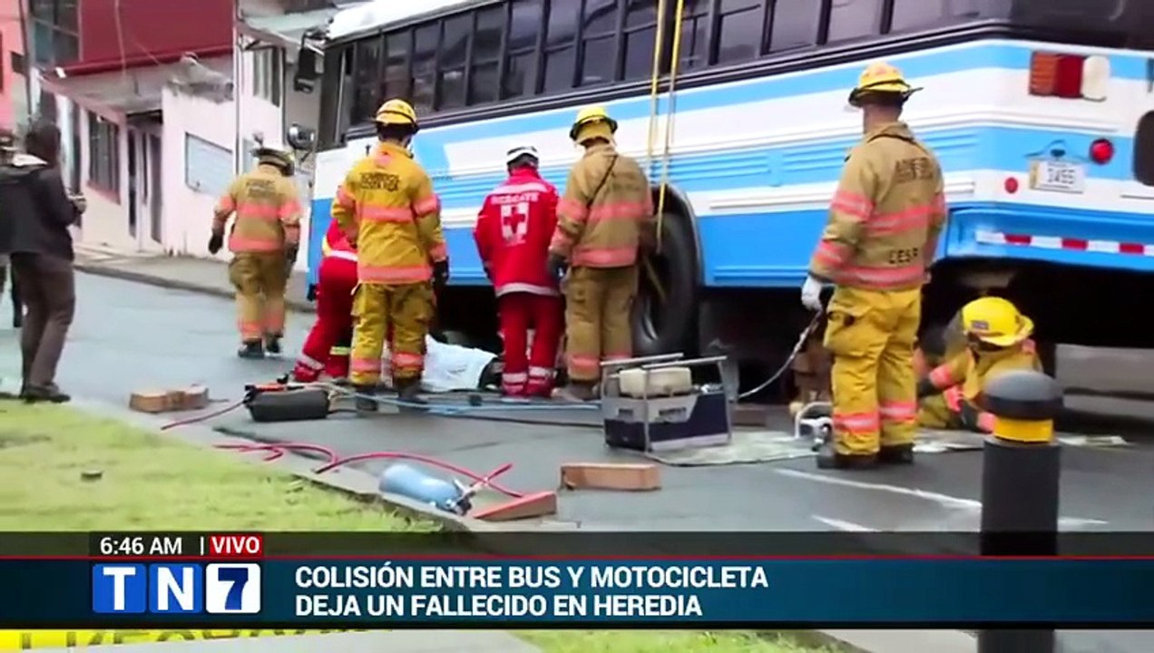 TN7-Choque mortal entre choque y bus en Heredia [Full Movie]